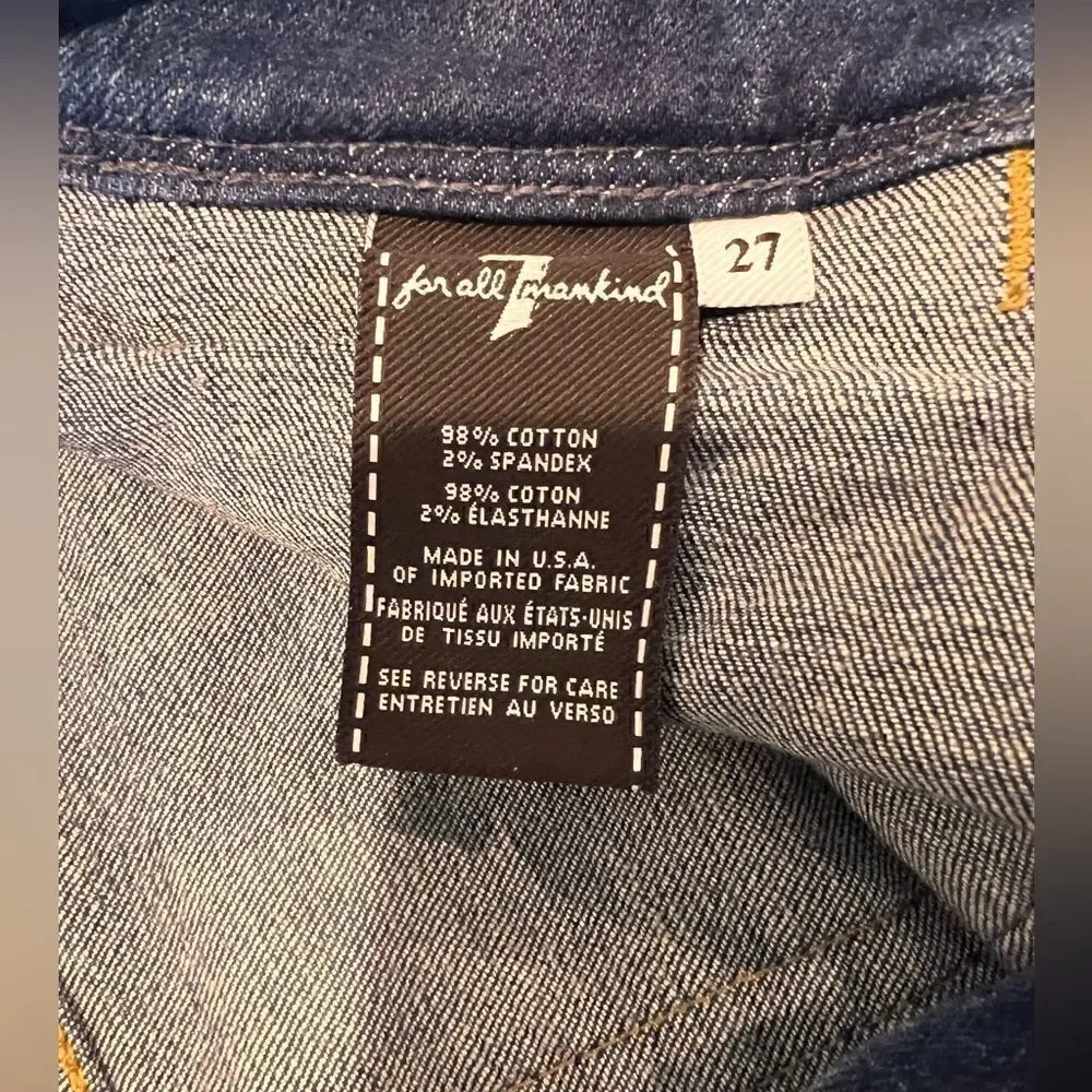 7 For All Mankind size 27